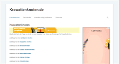 Desktop Screenshot of krawattenknoten.de